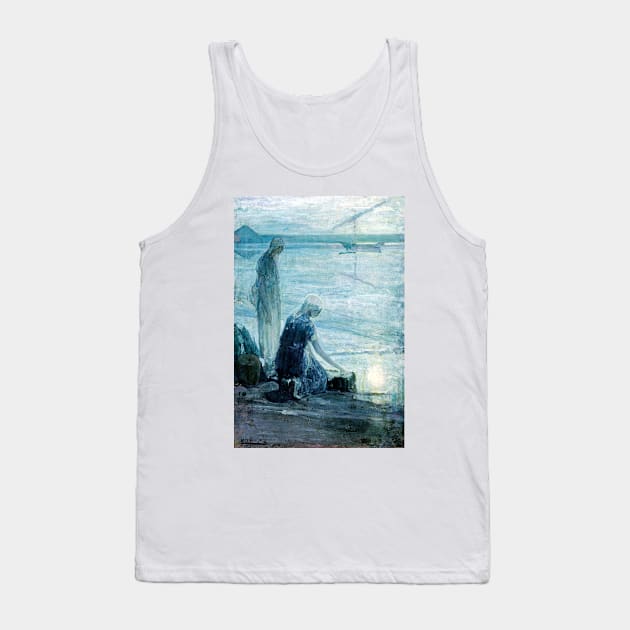 Henry Ossawa Tanner Moses in the Bullrushes Tank Top by pdpress